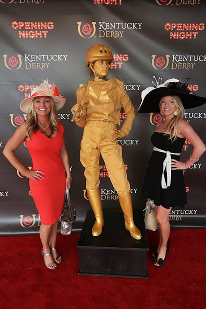 Jockey Living Statue Derby Events